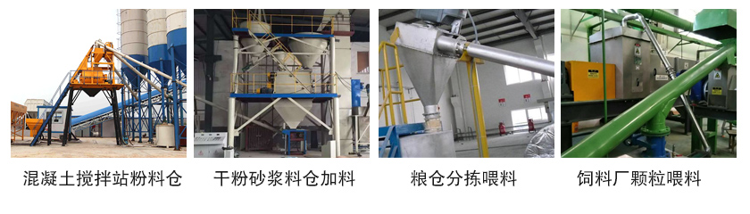 螺旋喂料机应用物料